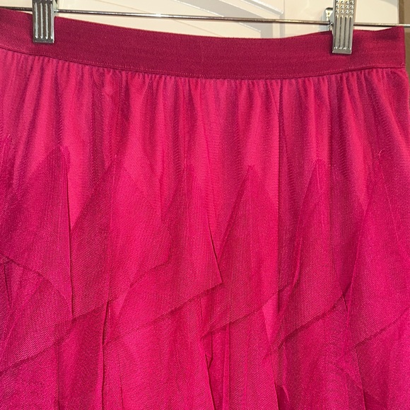 Elegant Fushia Layered Tulle Skirt - nwot - Picture 3 of 6
